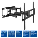 ACT Full motion tv wandsteun, 37" tot 70", VESA