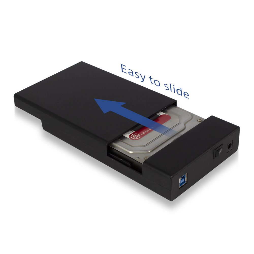ACT 3.5" SATA hard drive enclosure, screwless, USB 3.2 Gen1