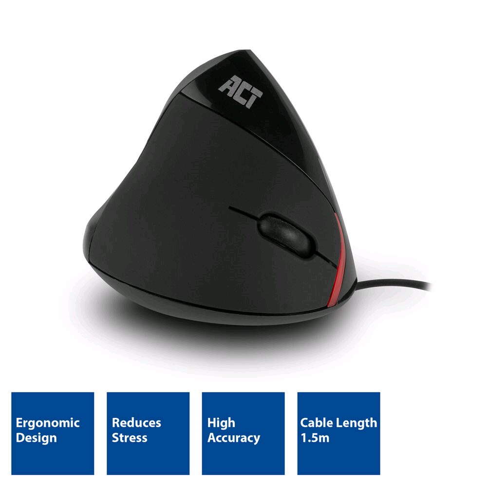 ACT ergonomische verticale muis bedraad