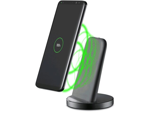 Cellularline Wireless fast charge USB-C staand zwart