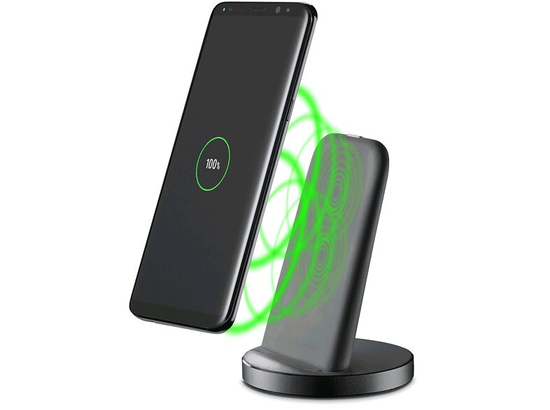 Cellularline Wireless fast charge USB-C staand zwart