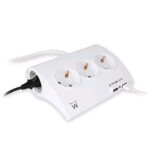 Ewent Stekkerdoos met 2 USB poorten, 5 sockets, 1.5m, wit