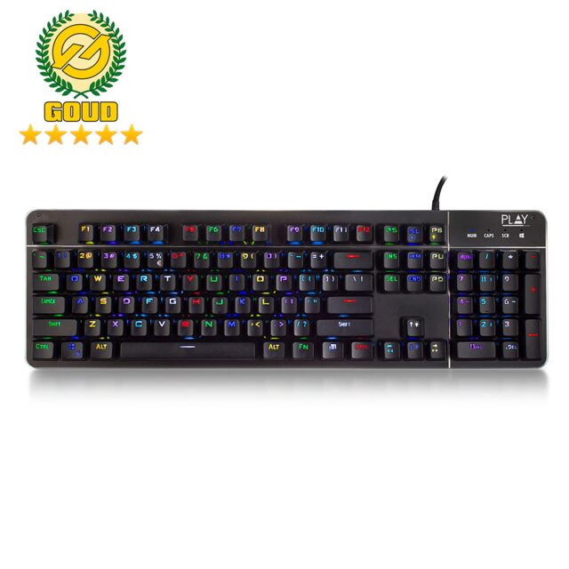 Ewent RGB Illuminated Gaming Keyboard, USB, QWERTY Layout