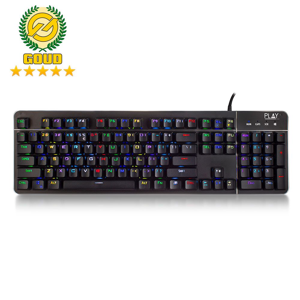 Ewent RGB Illuminated Gaming Keyboard, USB, QWERTY Layout