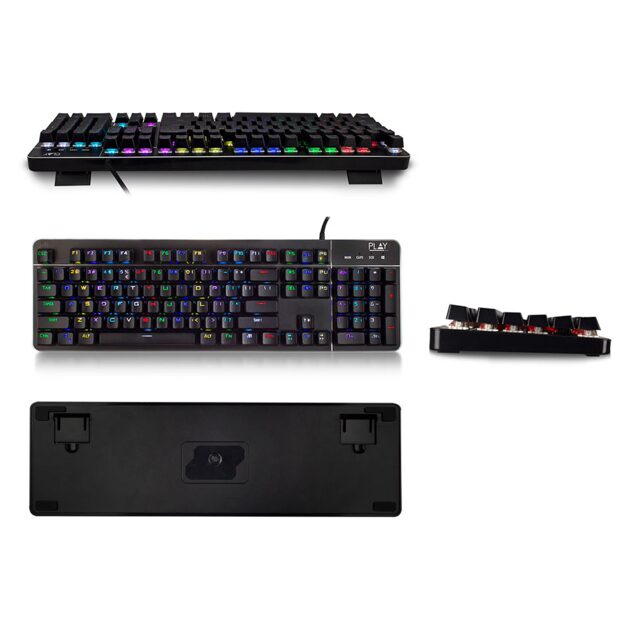 Ewent RGB Illuminated Gaming Keyboard, USB, QWERTY Layout