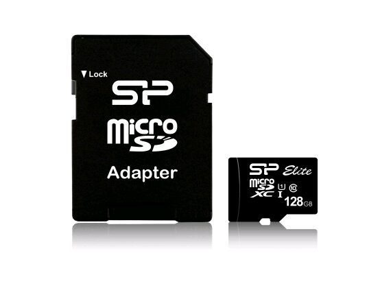 Silicon Power geheugenkaart Micro-SD Elite class 10 US-1(U1) 85-10MB/s 128GB