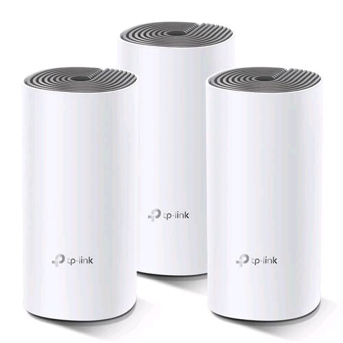 TP-LINK DECO E4 3-PACK HOME MESH WI-FI SYSTEM DUAL-BAND
